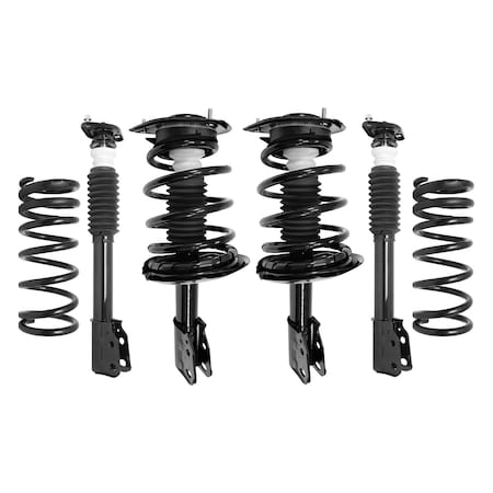 Unity 4-11040-65390c-001 Front and Rear Complete Strut Assembly Shock Kit 4-11040-65390c-001